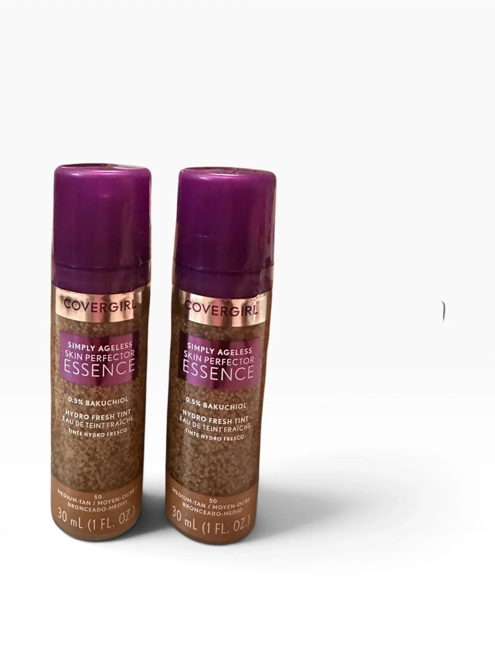 COVERGIRL Simply Ageless Skin Perfector Essence 50 Bundle of 2